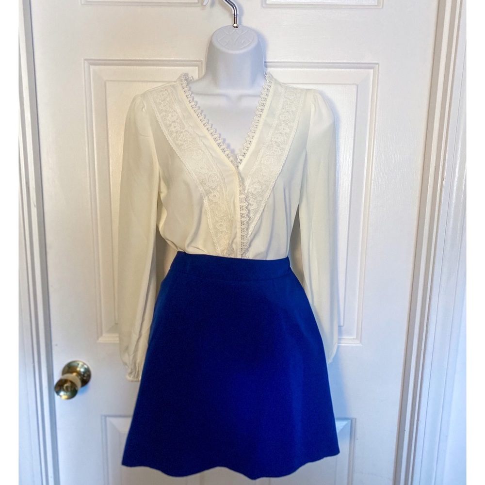 TOBI Royal Blue Mini Skirt